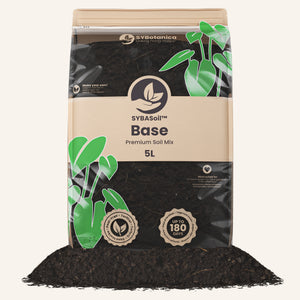 Sac SYBASoil renversé, terreau de base répandu en tas